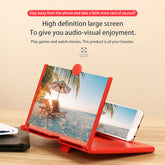 10 inch Phone Magnifier Holder 5D Mobile Video Screen Amplifier Enlarger Bracket